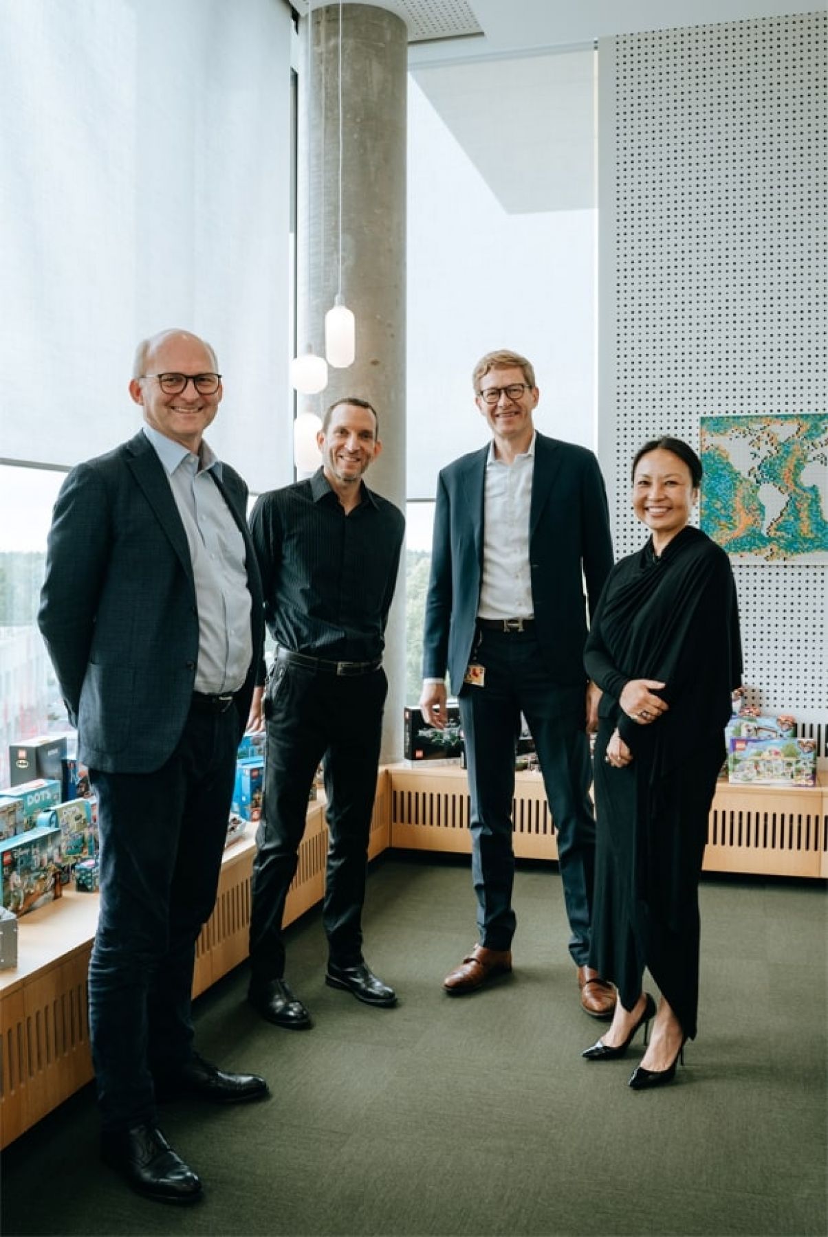 Morten Tveit, Loren I. Shuster, Niels B. Christiansen, Elaine Yew (l.t.r)